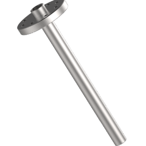 straight thermowell with flange