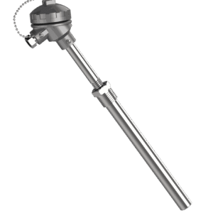 t – 652 thermocouple with nipple & straight thermowell